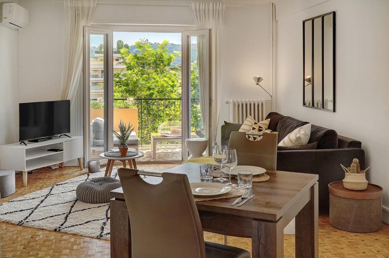 Elisa - Traversant - Terrasse - Verriere Cote D'Azur Cannes Exterior foto